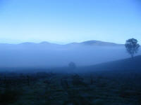 Fog Over Range 8.30am