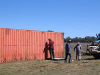 preparing the mantlet