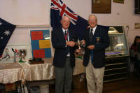 Philip Bain & Greg Warrian, President's Trophy Winners for highest shooter and coach