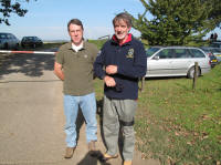 Gareth James (L), Jim McAllister (R)